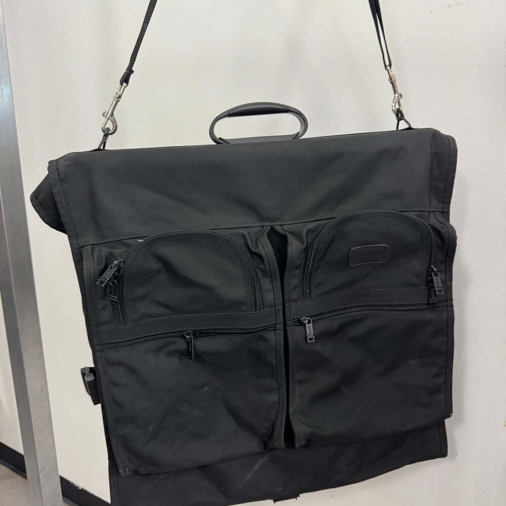 Tumi Alpha Black Ballistic Nylon Bi-Fold Garment Bag